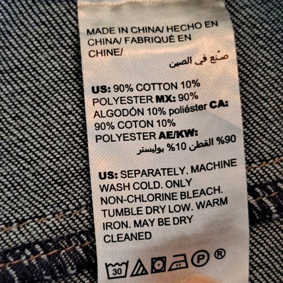 American Eagle Dark Wash Jeans 18x29 - Picture 5 of 8